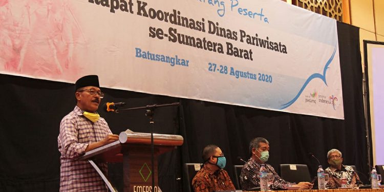 Pariwisata New Normal, Dinas Pariwisata se-Sumbar Rakor di Tanah Datar