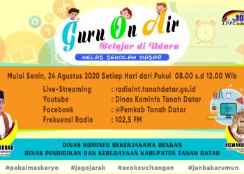 Belajar Online, Radio LNT 102,5 FM Punya Solusi Guru On Air