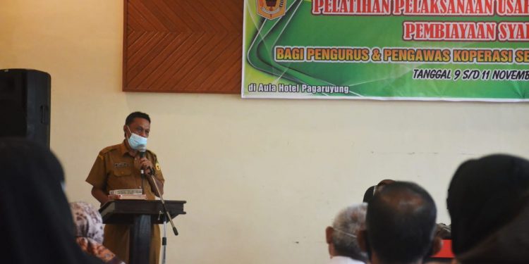 Menuju Koperasi Syariah, Dinas Keperindag Tanah Datar Latih Pengurus dan Pengawas Koperasi se Tanah Datar