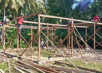 Pasca Gempa, WMI Bangun Masjid Semi Permanen di Mamuju