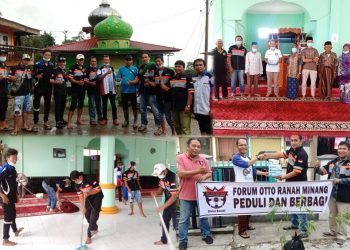 Jelang Ramadhan Dan Peduli Covid-19, Club Otomotif Batusangkar Adakan Bhakti Sosial