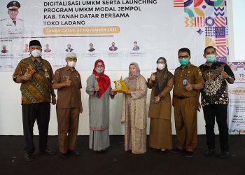 Digitalisasi UMKM, Toko Ladang Launching Program UMKM Modal Jempol