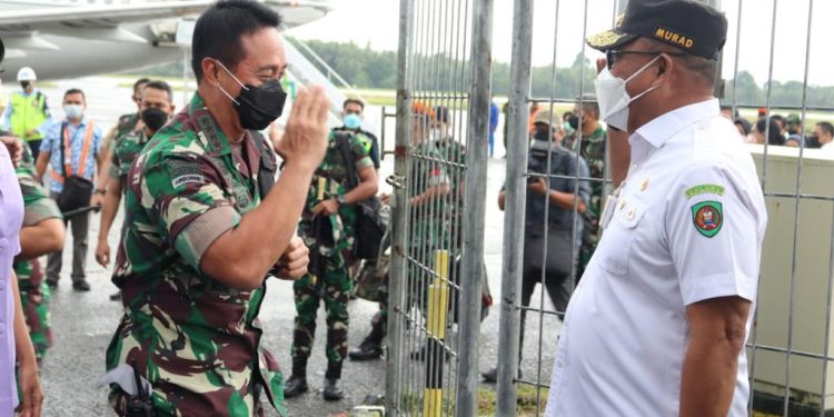 Panglima TNI, Jenderal Andika Perkasa Kunjungan ke Ambon