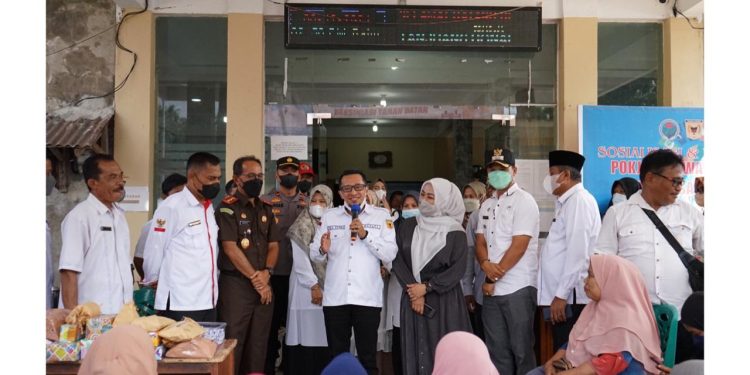 Tanah Datar Gebyar Vaksin, Bupati Eka Putra Vaksin Hak Rakyat