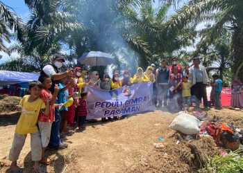 Jelang Ramadhan, Gebu Minang dan Bundo Kanduang Lampung Serahkan Bantuan Korban Gempa Pasaman dan Pasbar