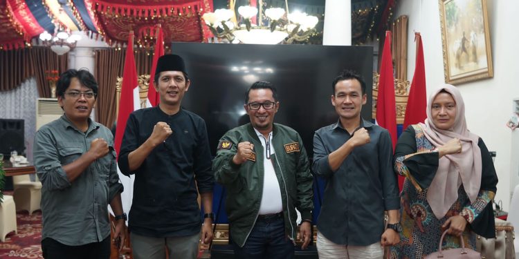 Tahapan Pemilu Sudah Dilaunching, Komisioner KPU Bertemu Bupati