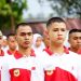 Jelang HUT RI Ke-77, Paskibraka Tanah Datar Ikuti Sesi Latihan