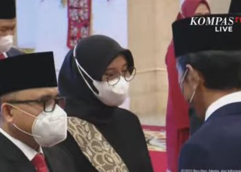 Abdullah Azwar Anas di Lantik Presiden Gantikan (alm) Cahyo Kumolo