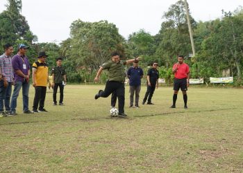 Kick Off Wabup Richi Aprian, Open Turnamen Simawang Old Star Cup I Dimulai