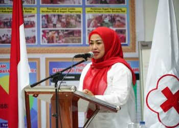 Muskab PMI, Ny. Lise Eka Putra Pimpin PMI Tanah Datar Periode 2022-2027