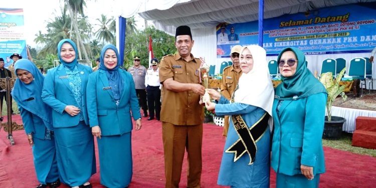 Nagari Koto Tangah Tuan Rumah Pencanangan Bulan Bakti Dasawisma VII, BBGRM XX Dan HKG PKK ke-51