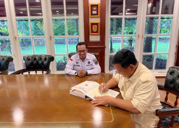 Ditemui Bupati Eka Putra, Menhan RI Prabowo Subianto Bakal Bantu RSUD M. Hanafiah Batusangkar