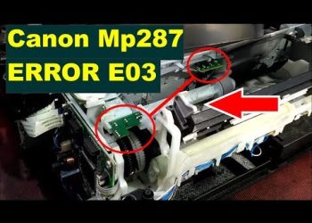 Cara memperbaiki printer mp287 dengan kode error e03