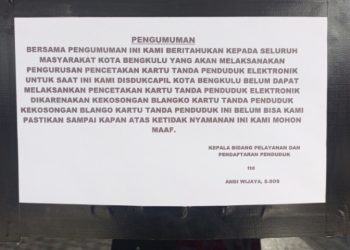 Blangko E-KTP Kosong, Tak Tau Sampai Kapan?