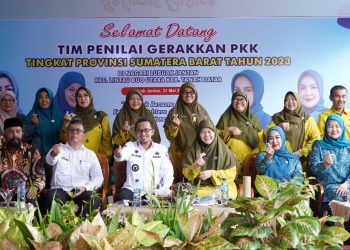 Siap Menjadi Yang Terbaik, Gerakan PKK Nagari Lubuak Jantan Lintau Buo Utara Dinilai Tim Provinsi