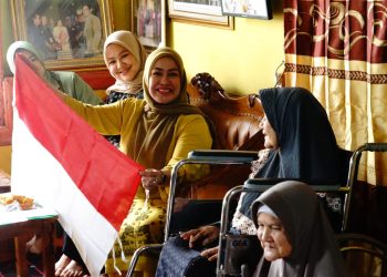 HUT RI Ke-78, TPPKK dan GOW Tanah Datar Anjangsana Santuni Veteran Dan Disabilitas