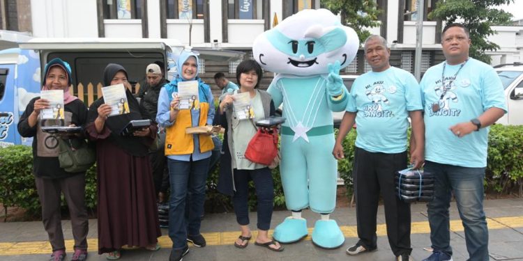 Lindsey Afsari Puteri, Wakil Sekretaris Tim TKN Prabowo Gibran, Kolaborasi dengan Relawan Sobat Biru Langit