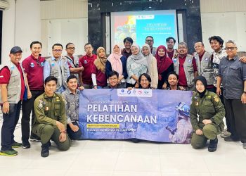 Relawan Mahasiswa IPB dan ARM HA-IPB Gelar Pelatihan Kebencanaan