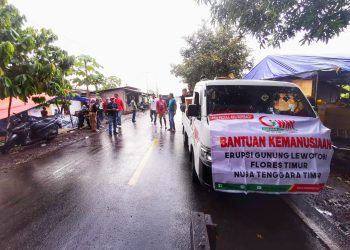 WMI Salurkan Bantuan Untuk Korban Erupsi Gunung Lewotobi