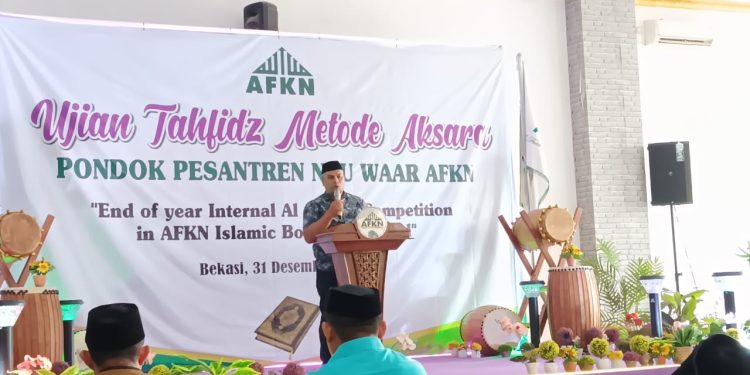 Sekretaris MUI Fakfak Beri Motivasi Santri AFKN di Bekasi