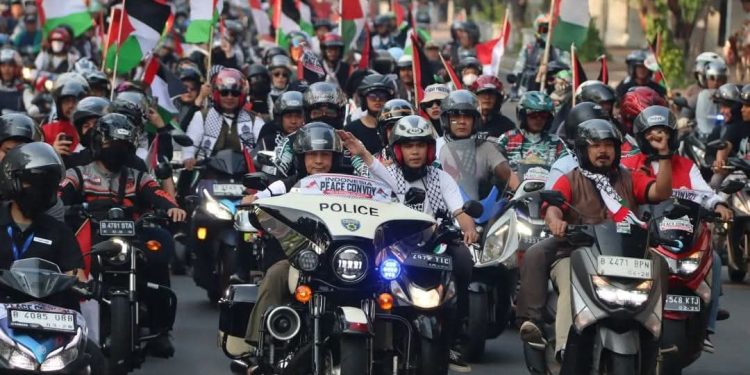 Konvoi Solidaritas Palestina ke-11 Tempuh Jarak 530 KM