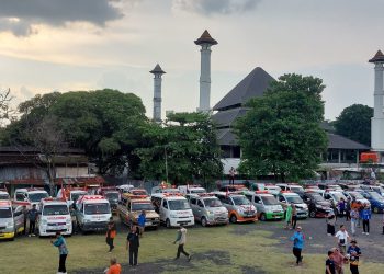 Solidaritas Palestina, Ratusan Ambulans Konvoi di Yogya