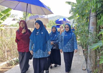 Dasawisma Gelatik 9 Nagari Pangian Lintau Buo Dinilai Tim Provinsi