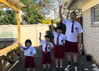Andy Saputra & Keluarga Rayakan HUT RI ke-80 dengan Baris-Berbaris dan Lomba 17-an di Selandia Baru