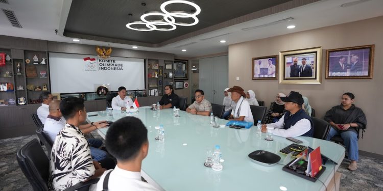 Bersiap Ikut Event Internasional Perkumpulan Olahraga Unta Indonesia Bertemu Komite Olimpiade Indonesia